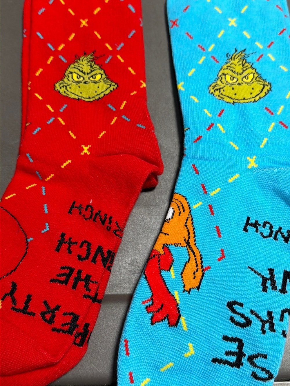 Mcdonalds Grinch Socks- Set of Two.